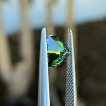 1.58ct Green Australian Sapphire, Trillion