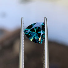 1.47ct Teal Parti Australian Sapphire, Trillion
