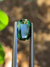 3.61ct Green Australian Sapphire, Long Cushion