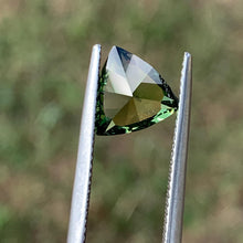 2.82 Green Sapphire, Trillion