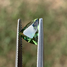 2.82 Green Sapphire, Trillion