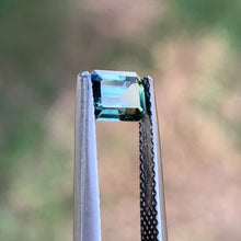 0.9ct Blue Green Sapphire, Emerald Shape