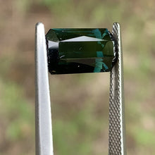 4.47ct Green Teal Parti, Cushion