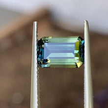 2.59ct Parti Australian Sapphire, Emerald Shape