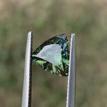 2.82 Green Sapphire, Trillion