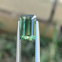 3.2ct Green Sapphire, Emerald Shape
