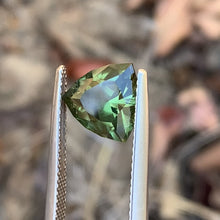 2.7ct Green Sapphire, Trillion