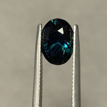 3.4ct Dark Teal Sapphire, Oval