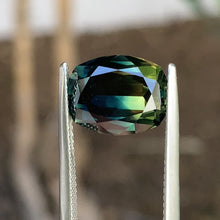 6.25ct Blue Yellow Parti Sapphire, Cushion