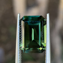 8.25ct Green Australian Sapphire, Emerald Shape