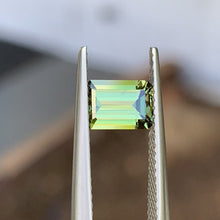 1.28ct Green Australian Sapphire, Emerald Shape