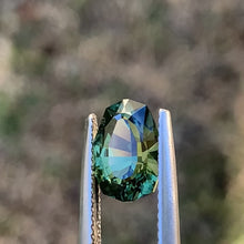2.8ct Green Sapphire, Elongated Cushion