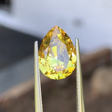 5.1ct Yellow Australian Sapphire, Pear