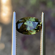 3.26ct Chartreuse Green Sapphire, Oval