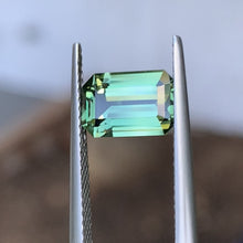 2.23ct Green Australian Sapphire, Emerald Shape
