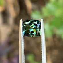 1.89ct Green Parti Sapphire, Cushion