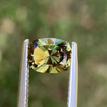 1.58ct Chartreuse Sapphire, Elongated Cushion