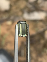 1.74ct Army Green Sapphire, Emerald Shape
