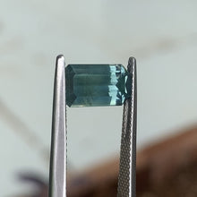 2.98ct Green Australian Sapphire, Emerald Shape