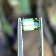 1.54ct Green Australian Sapphire, Emerald Shape