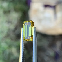 2.06ct Yellow Australian Sapphire, Emerald Shape