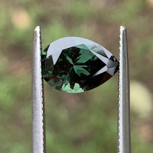 2.84ct Dark Green Sapphire, Pear