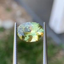 4.18ct Light Green Australian Sapphire, Oval