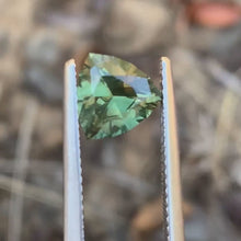 2.0ct Green Sapphire, Trillion