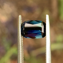 2.77ct Dark Parti Sapphire, Cushion