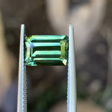 3.06ct Green Australian Sapphire, Emerald Shape