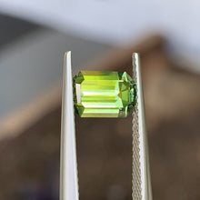 1.78ct Green Australian Sapphire, Emerald Shape
