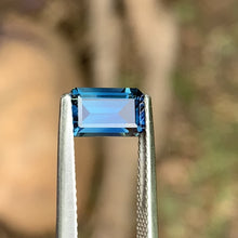 1.74ct Teal Blue Australian Sapphire, Emerald Shape