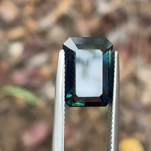 7.3ct Green Blue Sapphire, Emerald Shape