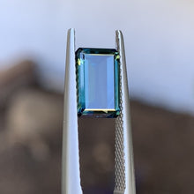 1.93ct Blue Green Sapphire, Emerald Shape