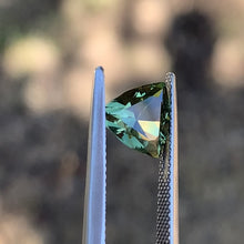 2.46ct Green Sapphire, Trillion