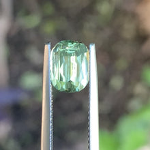 2.71ct Light Yellow Green Sapphire, Cushion