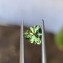 1.3ct Green Australian Sapphire, Trillion