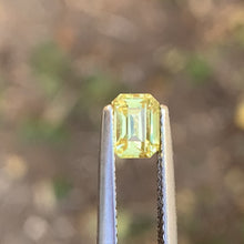 0.96ct Yellow Sapphire, Emerald Shape