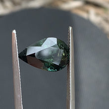 6.68ct Green Parti Sapphire, Pear