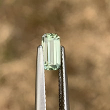 1.09ct Light Green Sapphire, Emerald Shape