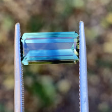 4.0ct Parti Sapphire, Emerald Shape