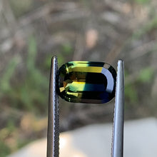 3.69ct Parti Sapphire, Yellow/Blue, Cushion