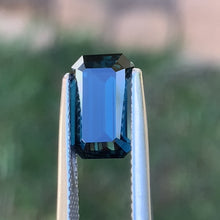 3.74ct Lagoon Blue Green Sapphire, Emerald Shape