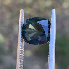 5.29ct Blue Green Sapphire, Cushion