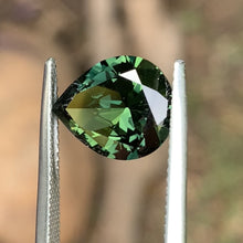 4.97ct Green Parti Australian Sapphire, Pear