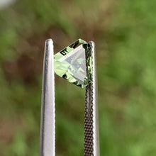 1.59ct Green Sapphire, Blocky Trillion