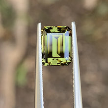 1.97ct Chartreuse Green Australian Sapphire, Emerald Shape
