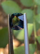 4.0ct Teal Sapphire, Cushion