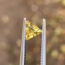 0.81ct Yellow Sapphire, Blocky Trillion