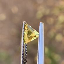 0.81ct Yellow Sapphire, Blocky Trillion